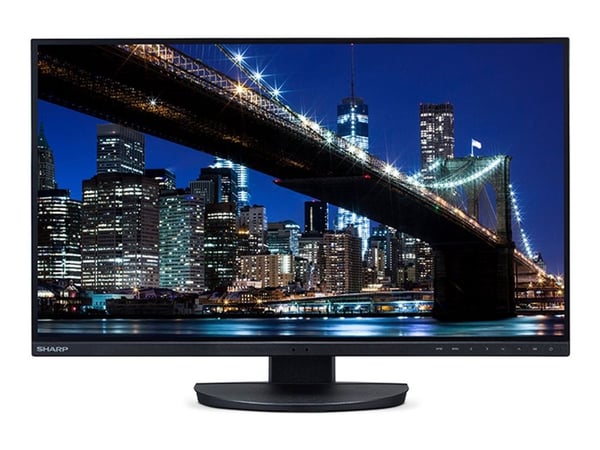 Sharp MultiSync EA272U - LED-skjerm - 27" - 3840 x 2160 4K @ 60 Hz - IPS - 400 cd/m² - 1000:1 - 5 ms - HDMI, DisplayPort, USB-C - svart bakside, sv...