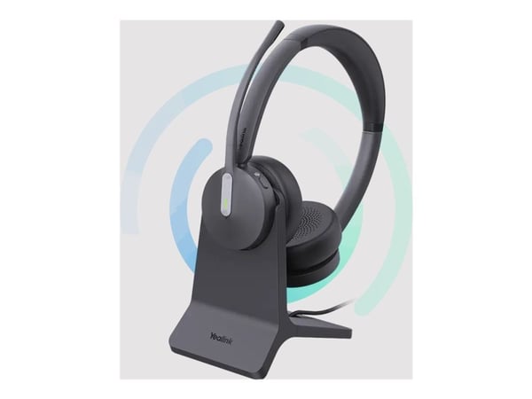 Yealink BH70 Dual - Hodesett - on-ear - Bluetooth - trådløs - USB-A via Bluetooth-adapter, USB-C via Bluetooth-adapter - svart - Optimized for Micr...