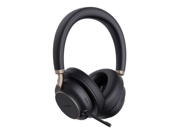 Yealink BH76 Plus - Hodesett - på øret / full størrelse - Bluetooth - trådløs - aktiv støydemping - USB-A via Bluetooth-adapter, USB-C via Bluetoot...