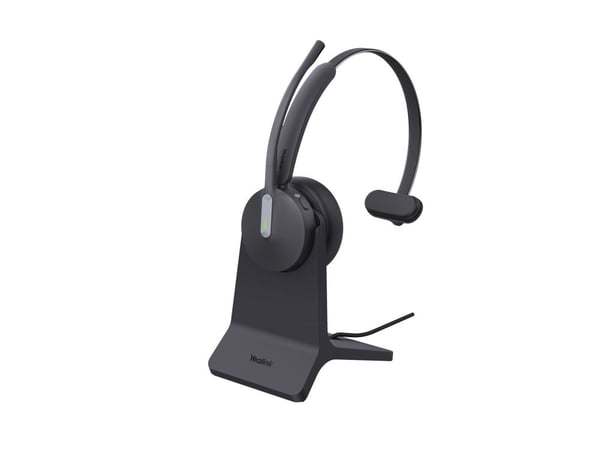 Yealink BH70 Mono - Hodesett - on-ear - Bluetooth - trådløs - USB-A via Bluetooth-adapter, USB-C via Bluetooth-adapter - Certified for Microsoft Teams