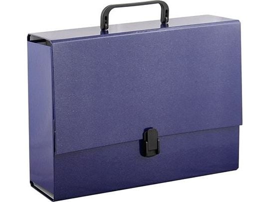 Tadeo Trading Folder med håndtak A4 10cm koboltblå