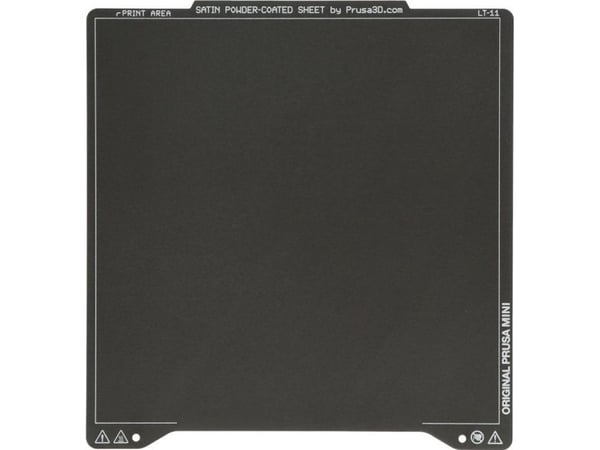 Fjærstålplate PEI - for 3D-skrivere Prusa Mini+ - sateng