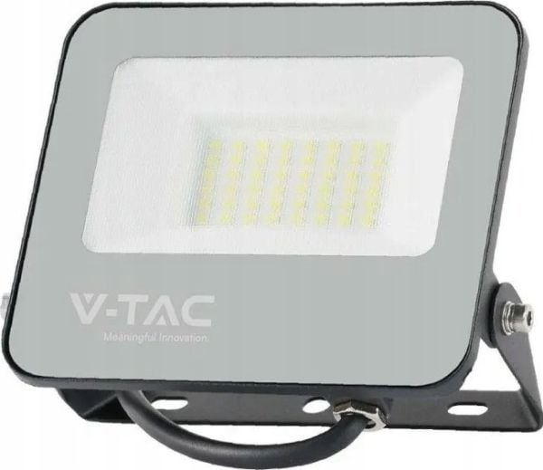V-TAC LED-projektør 30W Samsung-chip sort 160 lm/W VT-44031 4000K 4800 lm 5 års garanti