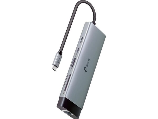 TP-Link UH9120C, USB 3.2 Gen 1 (3.1 Gen 1) Type-C, HDMI, RJ-45, USB 3.2 Gen 1 (3.1 Gen 1) Type-A, USB 3.2 Gen 1 (3.1 Gen 1) Type-C, MicroSD (TransF...