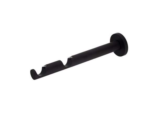 Domoletti brakett til gardinstang dobbel D19 M.Black