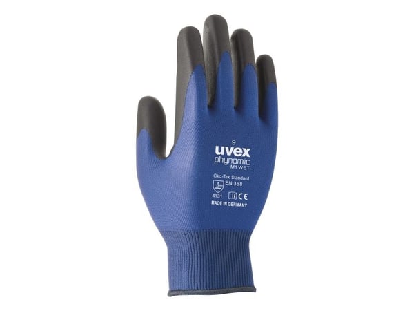Uvex 6006009, Blå, Grå, Voksen, Unisex, 1 stk, Elastin, Polyamid