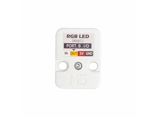 M5Stack U003, RGB-vern, Hvit, 32 mm, 24 mm, 8 mm, 4 g