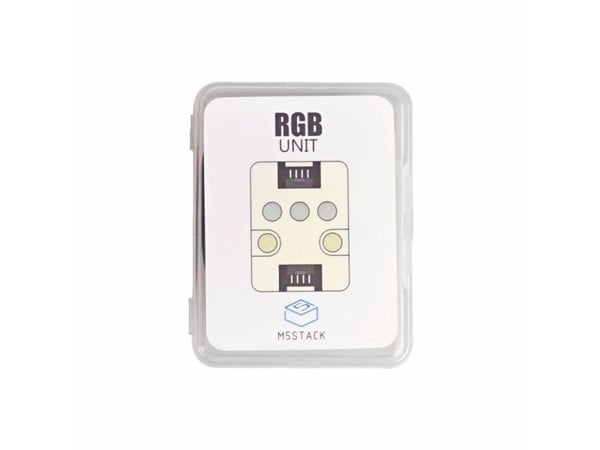 M5Stack U003, RGB-vern, Hvit, 32 mm, 24 mm, 8 mm, 4 g