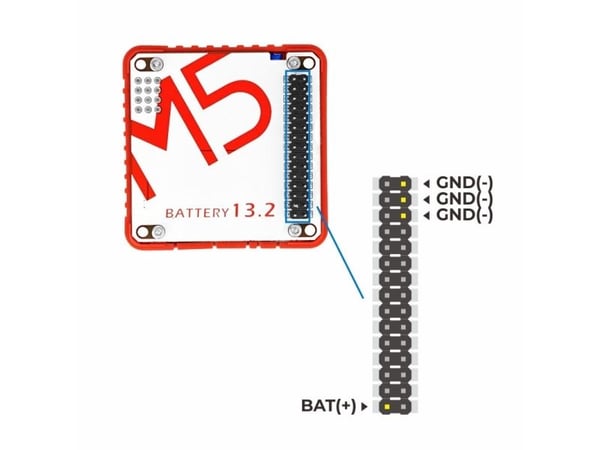 M5Stack M120, Batteri, M5, M5Stack, Rød, Hvit, Plast, Metall, 5 - 45 °C