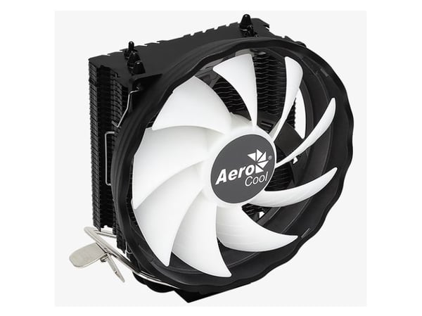 Aerocool Rave 3 FRGB, Luftkjøler, 12 cm, Sort, Hvit