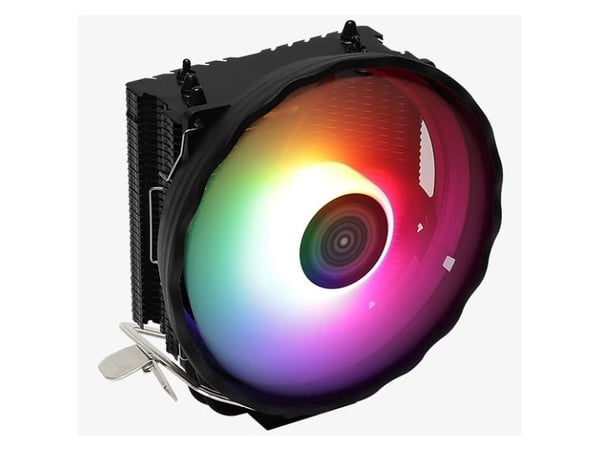 Aerocool Rave 3 FRGB, Luftkjøler, 12 cm, Sort, Hvit