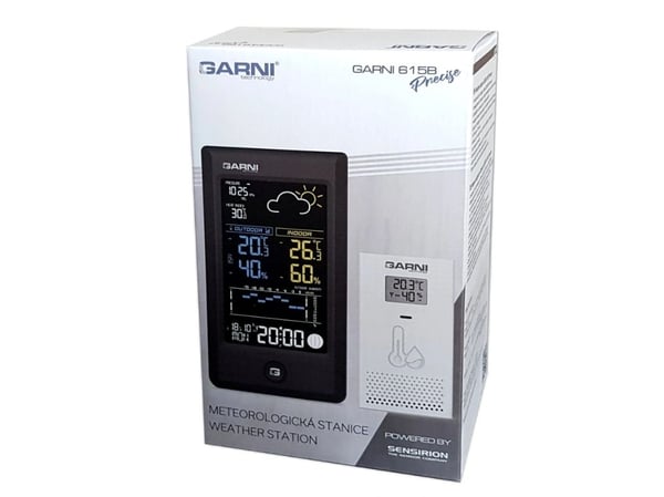 GARNI 615B Precise, Sort, Hvit, Inne Barometer, Inne hygrometer, Inne Termometer, Utendørs Barometer, Utendørs Fuktighetsmåler,..., Barometer, Hygr...