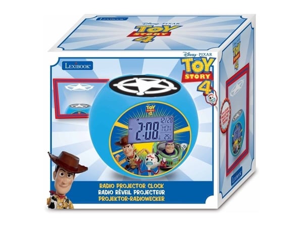 Lexibook RL975TS, Digital vekkerklokke, Toy Story, Rund, Blå, Flerfarget, Innendørs, Barn