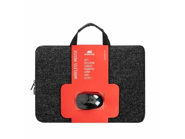 Etui RivaCase Laptop-deksel ANVIK 15,6" + MUS/7916 Svart RIVACASE