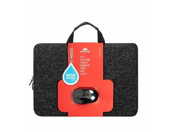 Etui RivaCase Laptop-deksel ANVIK 15,6" + MUS/7916 Svart RIVACASE