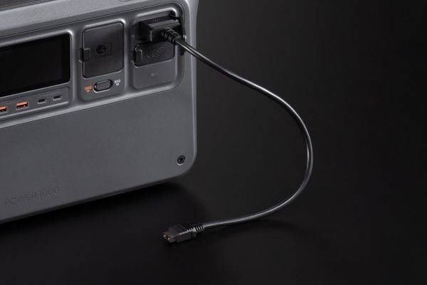 DJI - Strømkabel - Smart DC (SDC) (hann) til XT60 (hunn) - 12 V - 40 cm - for Power 1000