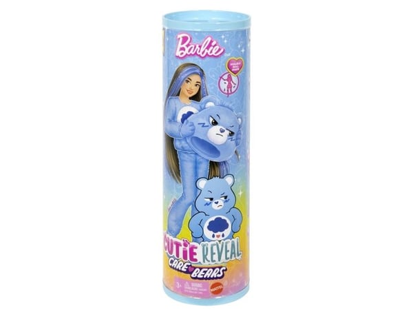 Mattel Barbie Cutie Reveal Care Bears överraskningsset Grumpy Bear (JCN96)