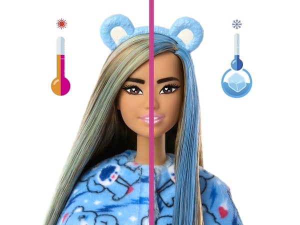 Mattel Barbie Cutie Reveal Care Bears överraskningsset Grumpy Bear (JCN96)