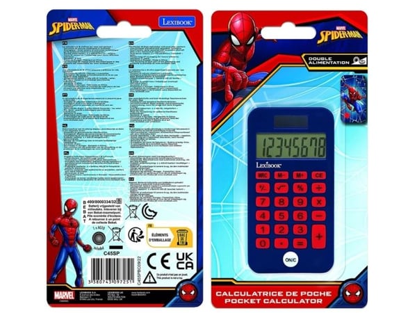 Lexibook Paw Patrol C45SP, Tasku, Perus, 8 lukua, Akku, Monivärinen