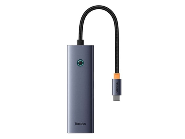 4in1 Hub Baseus UltraJoy USB-C USB 3.0:aan (harmaa tila)