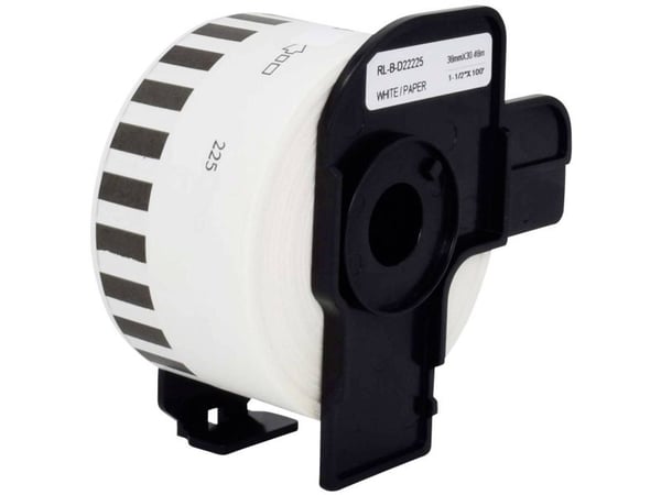 Renkforce RF-6027524, 30,48 m, 3,8 cm, 1 stykker, Hvit, Papir, QL-550 QL-500 QL-500A QL-500BS QL-500BW QL-560VP QL-560 QL-570 QL-580N QL-650TD