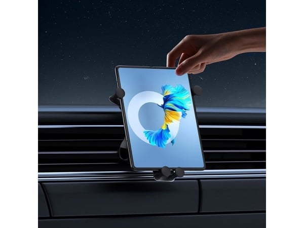 Baseus UltraControl Mega, musta, Akryylinitriilibutadieenistyreeni (ABS), Alumiini, PU nahka, 360°, HUAWEI/Samsung/OPPO/VIVO/Xiaomi, 1 kpl