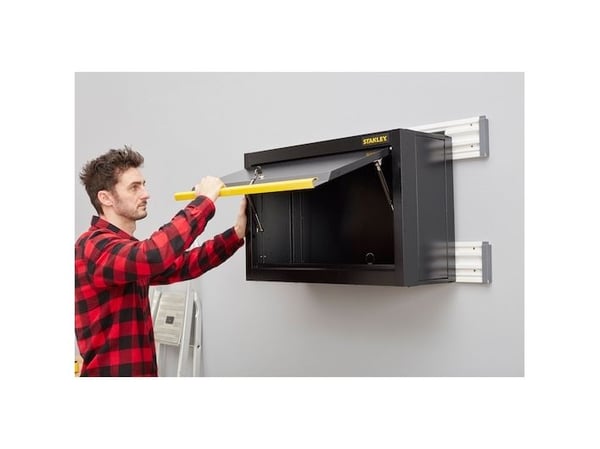 Stanley STST97599-1, Veggmonterbar hylle, Sort