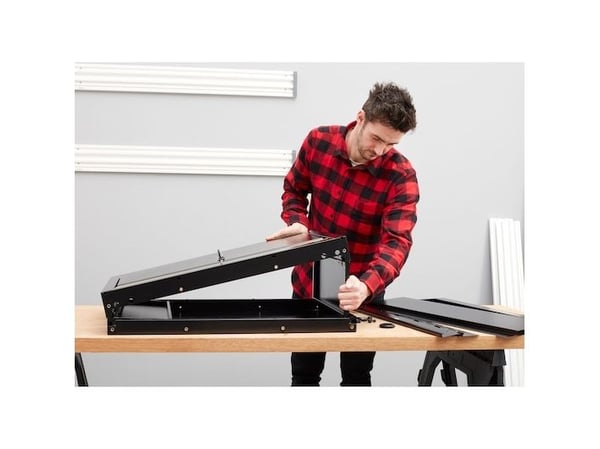 Stanley STST97599-1, Veggmonterbar hylle, Sort
