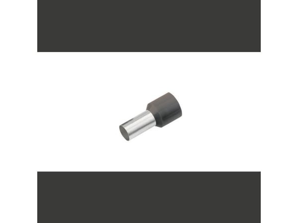 Cimco 182210, Päätyholkki, Peltipurkki, Suora, Musta, Metallinen, Kupari, 6 mm²