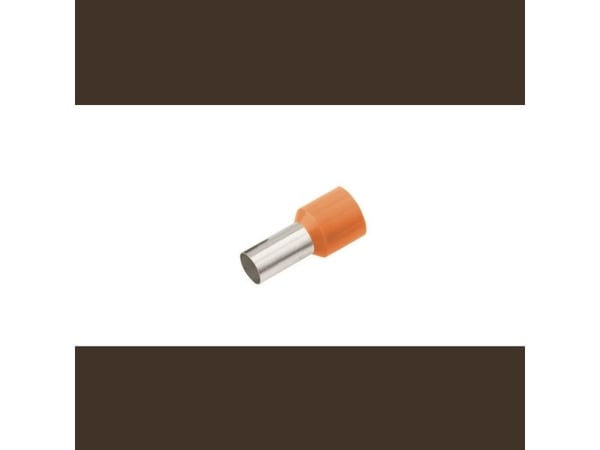 Cimco 18 1008, oranssi, 4 mm², tina, 100 kpl, 1 cm, 2,8 mm