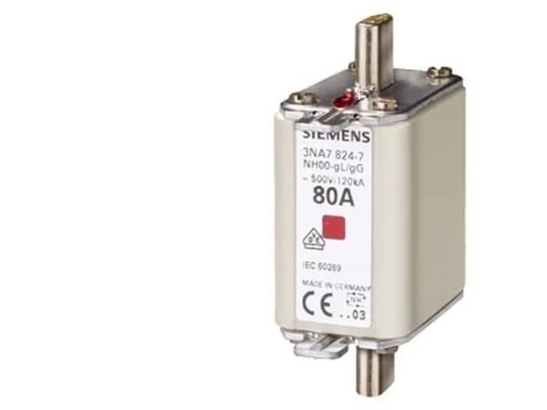 Siemens 3NA78307 Sikringsindsats Sikringsstørrelse = 0 100 A 500 V 3 stk
