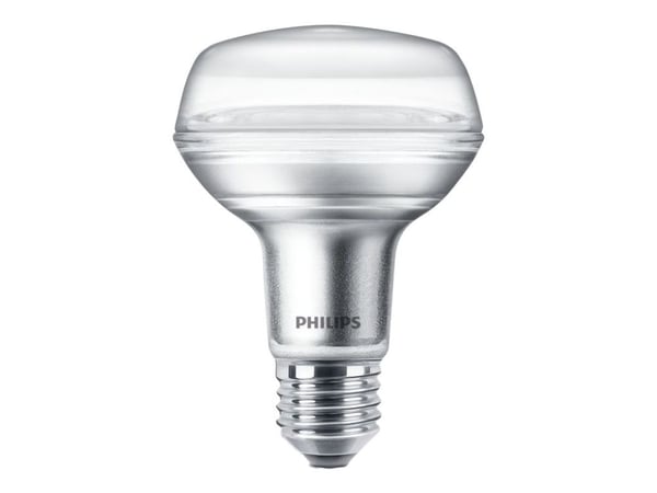 Philips CorePro LEDspot ND - LED-pære for søkelys - form: R80 - E27 - 8 W (ekvivalent 100 W) - klasse F - varmt hvitt lys - 2700 K