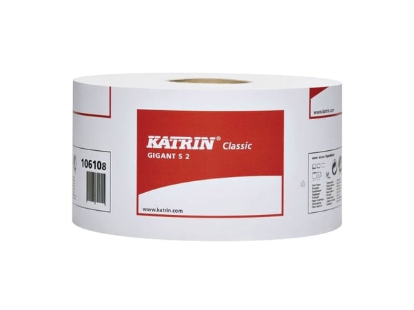 Wc-paperi katrin 106101 classic gigant s2 12 rullapakkaus
