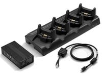 Zebra 4-Slot Ethernet Cradle Kit - Dokkingstasjon - Ethernet - for Zebra WT4090