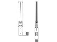 Extreme Networks - Antenne - Wi-Fi - 5.2 dBi, 3.2 dBi - rundtstrålende - innendørs - hvit - for Zebra AP 6522