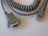 Datalogic - Seriell kabel - DB-9 (hunn) - rullet sammen - for DLL 5510-M, 6010-M; Dragon D101; Gryphon D100, D200, M100, M200; Lynx D302; Touch 65, 90
