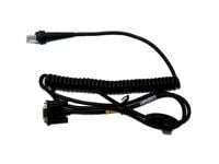 Honeywell - Seriell kabel - DB-9 (hane) - 3 m - lindad - svart - för Honeywell Xenon 1900