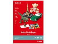 Canon MP-101 - Matt - A4 (210 x 297 mm) 50 ark fotopapir - for PIXMA iP90, iX7000, MG8250, MP490, MP550, MP560, MP960, MX330, PRO-1, PRO-10, 100, T...