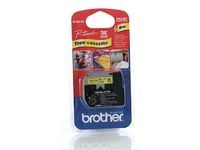 Brother MK631 - skriverbånd - sort på gult - rull (1,2 cm) - 1 stk. - for P-Touch PT-100, PT-110, PT-65, PT-70, PT-75, PT-80, PT-85 (MK631)