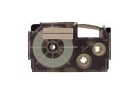 Casio XR-9WE1 - Selvklebende - svart på hvitt - Rull (0,9 cm x 8 m) 1 kassett(er) etiketteringstape - for KL 170, 60, 60SR, 780; Labemo MEP-K10