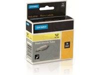 DYMO Rhino Heat Shrink Tubes - Svart på gult - Rull (0,9 cm x 1,5 m) slange - for Rhino 4200, 6000, 6000 Hard Case Kit; RhinoPRO 6500 Professional ...