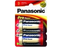 Panasonic Alkaline Pro Power LR20PPG - Batteri 2 x D - Alkalisk