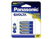 Panasonic LR03 4-BL EVOLTA, Kertakäyttöinen akku, AAA, Alkali, 1,5 V, 4 kpl, Sininen