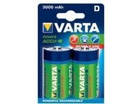 Varta Power Accu - Batteri 2 x D - NiMH - (ladbare) - 3000 mAh