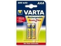 Varta Longlife 56703 - Batteri 2 x AAA - NiMH - 800 mAh (en pakke 2)