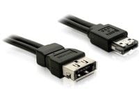 Delock Power Over eSATA cable - Power Over eSATA-kabel - Serial ATA 150/300 - 11 pin USB/eSATA (5 V) (hann) til 11 pin USB/eSATA (5 V) (hunn) - 1 m...
