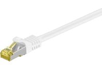 MicroConnect - Nettverkskabel - RJ-45 (hann) til RJ-45 (hann) - 20 m - SFTP, PiMF - CAT 7 - uten hindringer - hvit