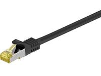 MicroConnect - Verkkokaapeli - RJ-45 (uros) - RJ-45 (uros) - 5 m - SFTP, PiMF - CAT 7 - solmuton - musta
