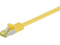 MicroConnect - Nettverkskabel - RJ-45 (hann) til RJ-45 (hann) - SFTP, PiMF - CAT 7 - med støvel, uten hindringer - gul