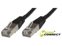 Microconnect SSTP610S, 10 m, Cat6, S/FTP (S-STP), RJ-45, RJ-45, Musta